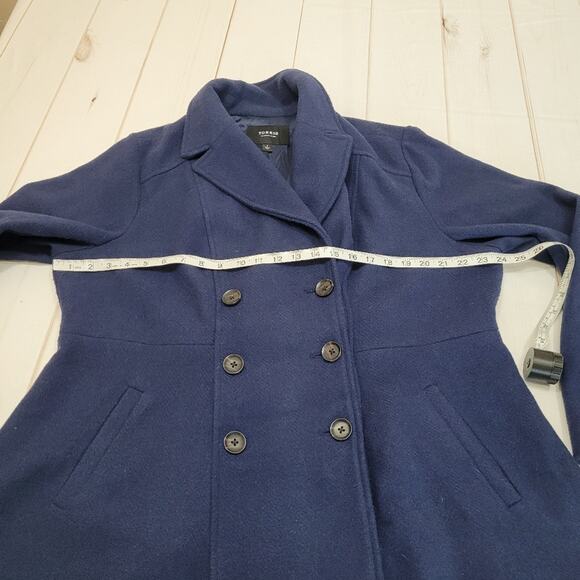 Torrid Navy Pea Coat - Picture 3 of 10
